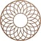 Ekena Millwork Cannes Wood Fretwork Pierced Ceiling Medallion, Walnut, 32"OD x 11"ID x 1/4"T CMWP32X32X0250CNWA - alternate 1